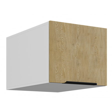 Szafka kuchenna okapowa 40 cm głęboka CREMA dąb cremona / biały mat 40 NAGU-36 1F